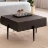 Stolik kawowy EVELIN  64 cm antracytowy*WOHNLING, GERMANY Online