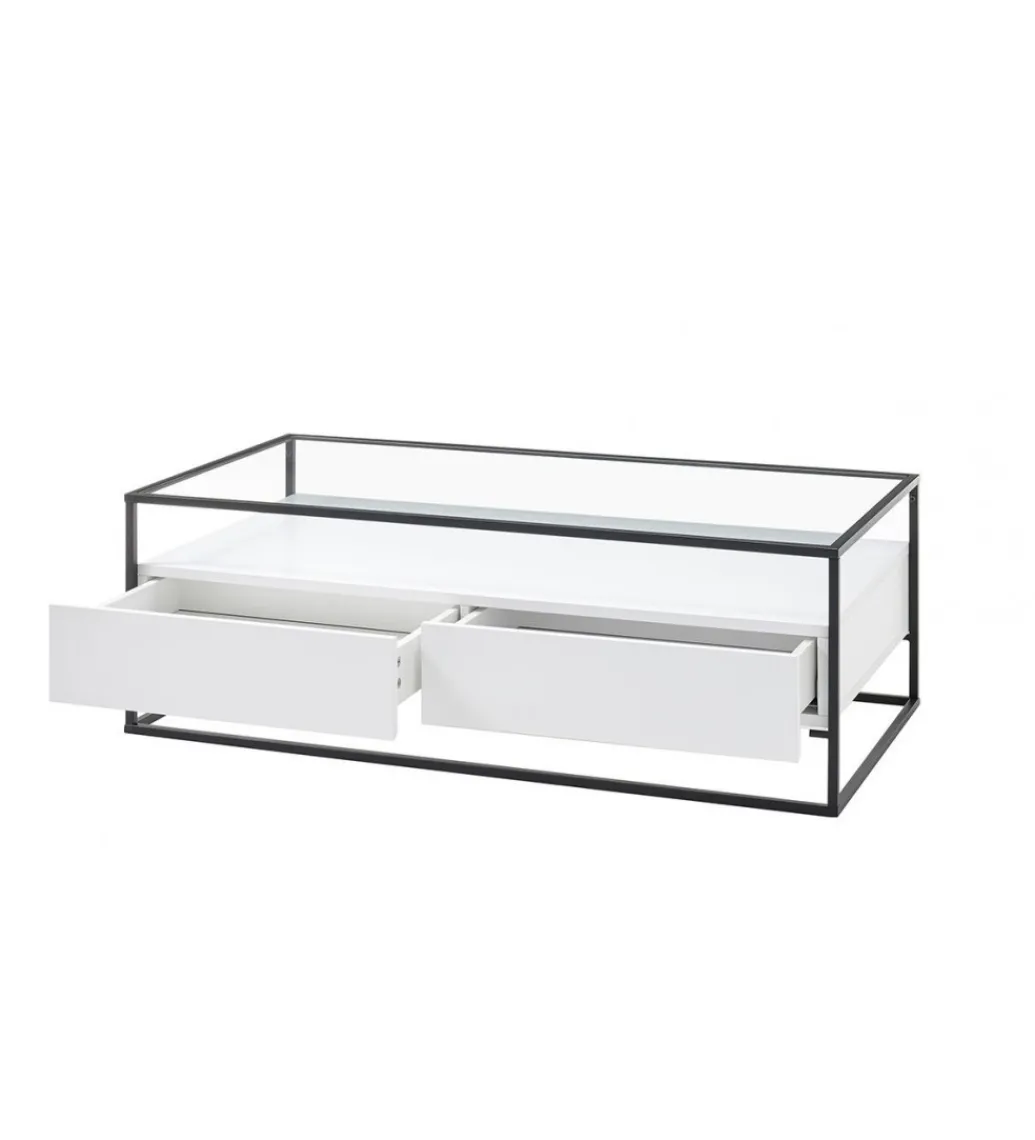 Stolik kawowy EVORA 120 cm biały*MCA Sale