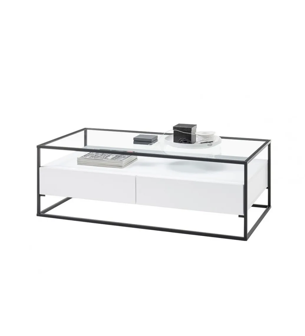 Stolik kawowy EVORA 120 cm biały*MCA Sale