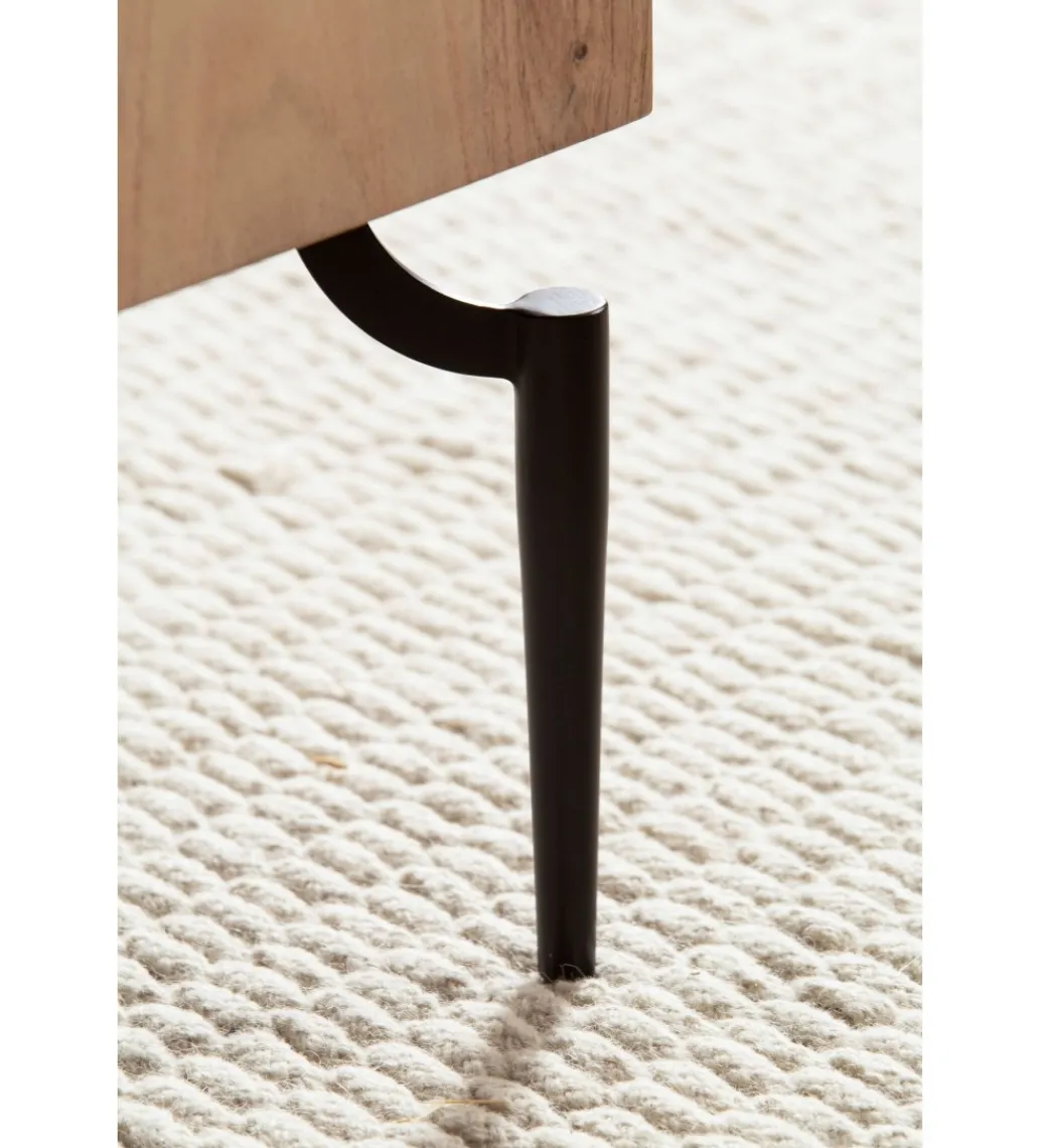 Stolik kawowy FATRA 60 cm drewno akacja*WOHNLING, GERMANY Outlet