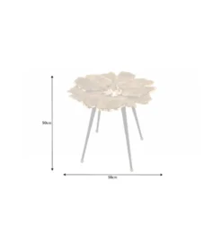 Stolik kawowy FLANK 56 cm złoty*Invicta Interior