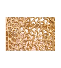 Stolik kawowy FLANK II Leaf 73 cm złoty*Invicta Interior Hot