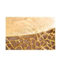 Stolik kawowy FLANK Leaf 73 cm złoty*Invicta Interior Sale