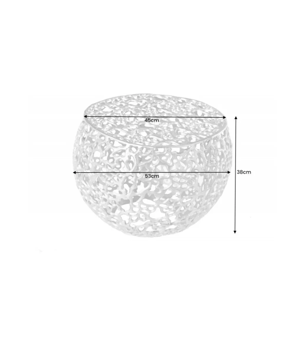 Stolik kawowy FLANK Leaf 53 cm złoty*Invicta Interior Hot
