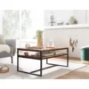 Stolik kawowy FUNI 100 cm drewno akacja*WOHNLING, GERMANY Discount