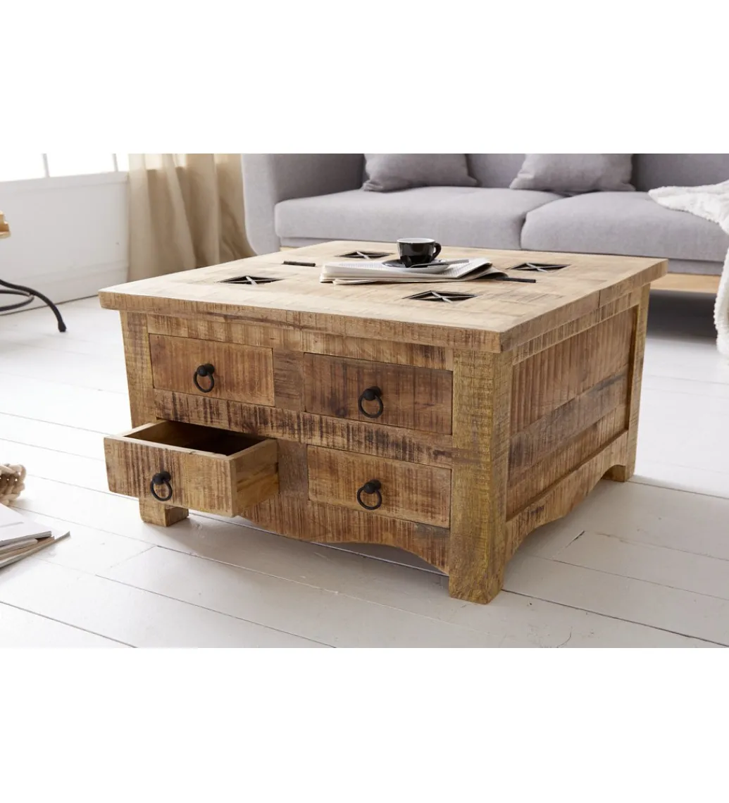 Stolik kawowy GALLE Craft 70 cm Mango*Invicta Interior Outlet