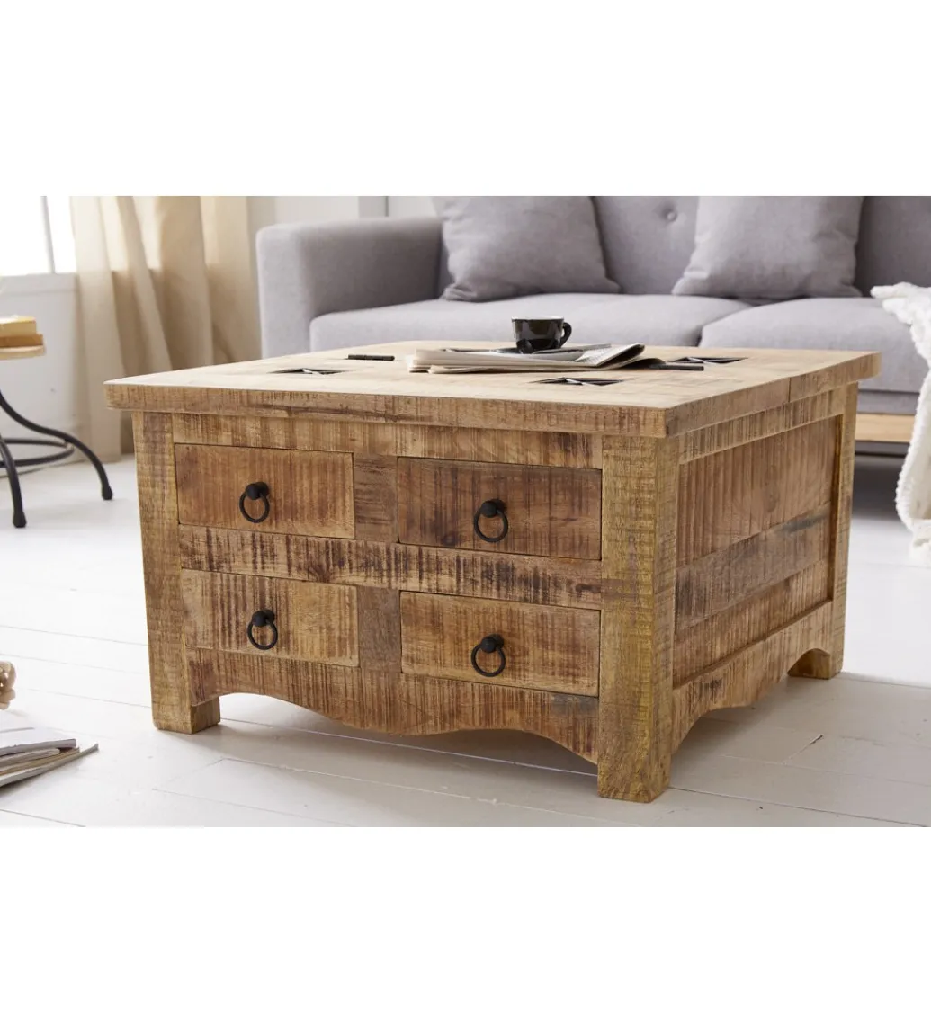 Stolik kawowy GALLE Craft 70 cm Mango*Invicta Interior Outlet