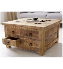 Stolik kawowy GALLE Craft 70 cm Mango*Invicta Interior Outlet