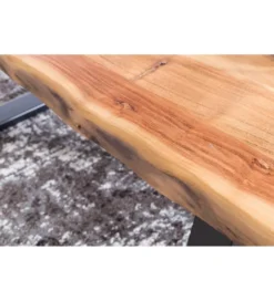 Stolik kawowy GAYA 115 cm drewno akacja*WOHNLING, GERMANY Outlet