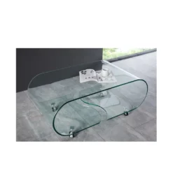 Stolik kawowy GEISTER Fantome 90 cm szklany*Invicta Interior Hot