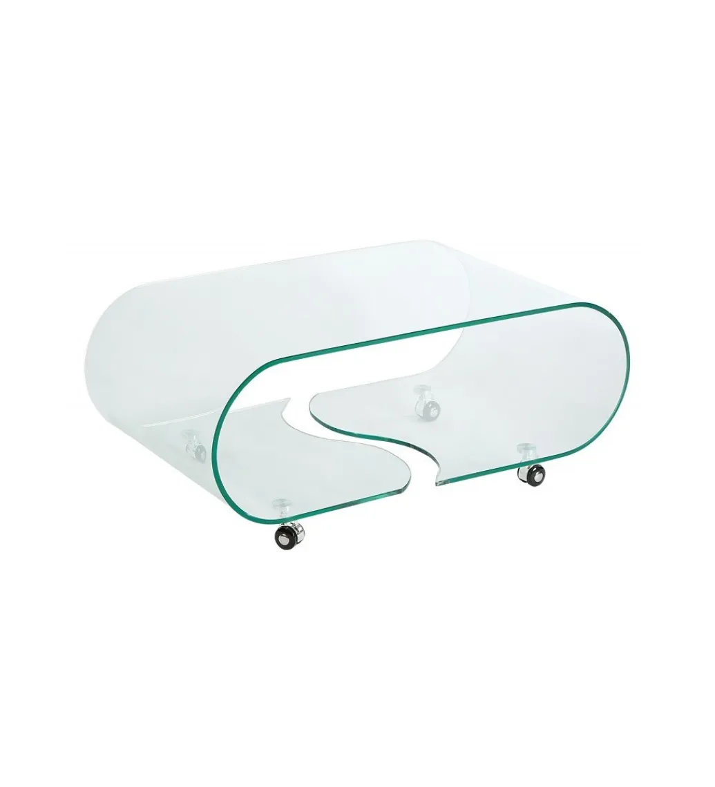 Stolik kawowy GEISTER Fantome 90 cm szklany*Invicta Interior Hot