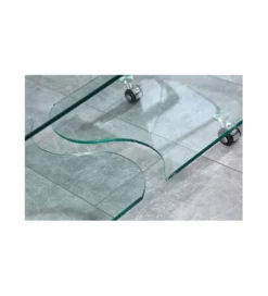 Stolik kawowy GEISTER Fantome 90 cm szklany*Invicta Interior Hot