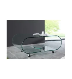 Stolik kawowy GEISTER Fantome 90 cm szklany*Invicta Interior Hot