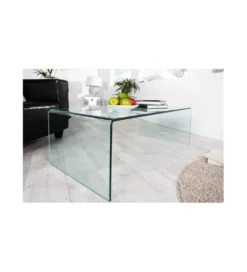 Stolik kawowy GEISTER Fantome 110 cm szklany*Invicta Interior Sale