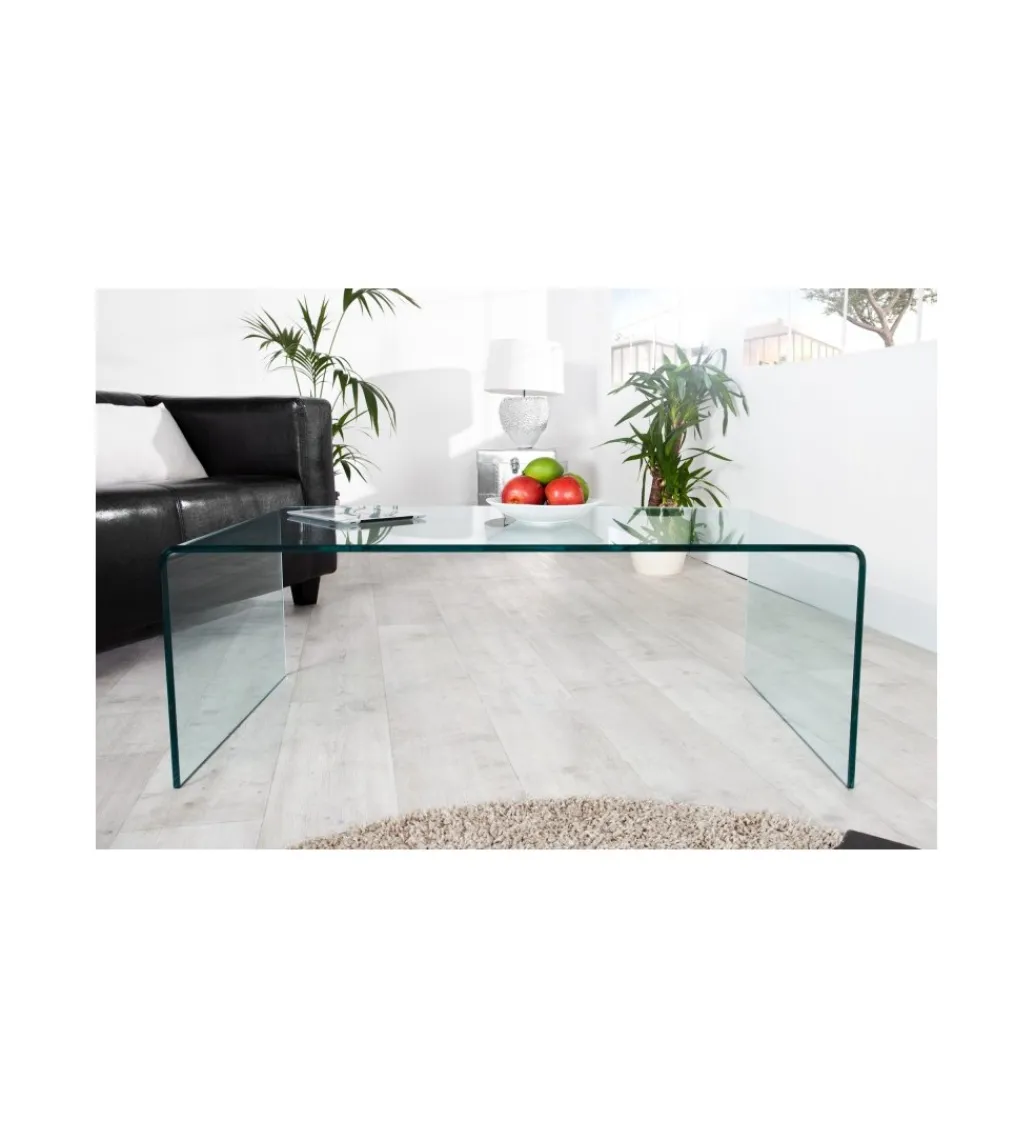 Stolik kawowy GEISTER Fantome 110 cm szklany*Invicta Interior Sale