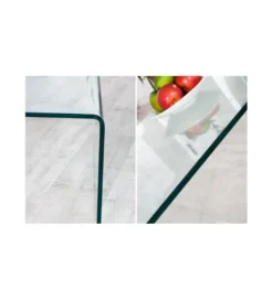 Stolik kawowy GEISTER Fantome 110 cm szklany*Invicta Interior Sale