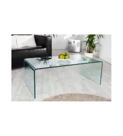 Stolik kawowy GEISTER Fantome 110 cm szklany*Invicta Interior Sale