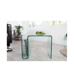 Stolik kawowy GEISTER Fantome 50 cm szklany*Invicta Interior New