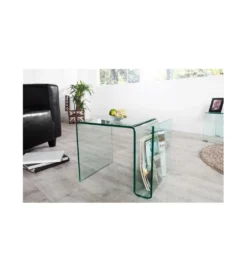 Stolik kawowy GEISTER Fantome 50 cm szklany*Invicta Interior New