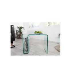 Stolik Kawowy GEISTER Fantome 50 Cm Szklany*Invicta Interior Clearance