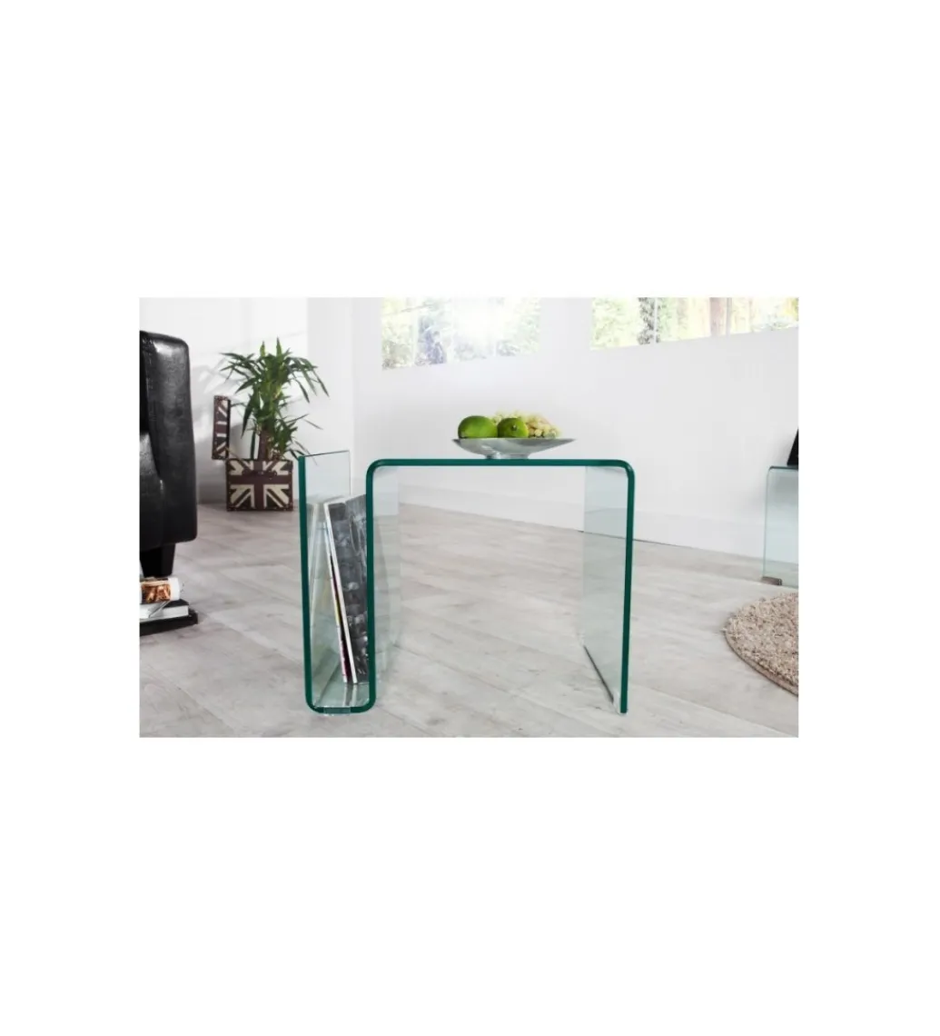 Stolik Kawowy GEISTER Fantome 50 Cm Szklany*Invicta Interior Clearance