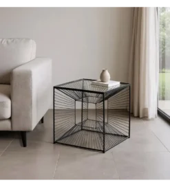 Stolik kawowy GEMETRO 45 cm czarny*Zona-Design Online
