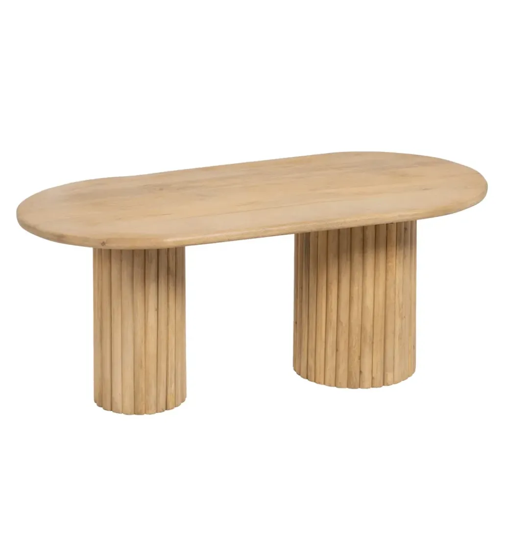 Stolik kawowy GEMPO 120 cm drewno mango naturalny*Zona-Design Best