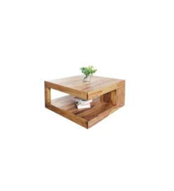 Stolik kawowy Giant 80 cm drewno Sheesham*Invicta Interior New