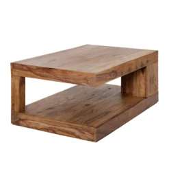Stolik kawowy Giant XL 90 cm drewno Sheesham*Invicta Interior Clearance
