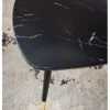 Stolik kawowy GINEVRA 90 cm w optyce czarnego marmuru*WOHNLING, GERMANY Hot