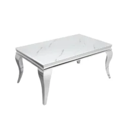 Stolik kawowy GLORIA 100 cm w optyce marmuru*Invicta Interior Discount