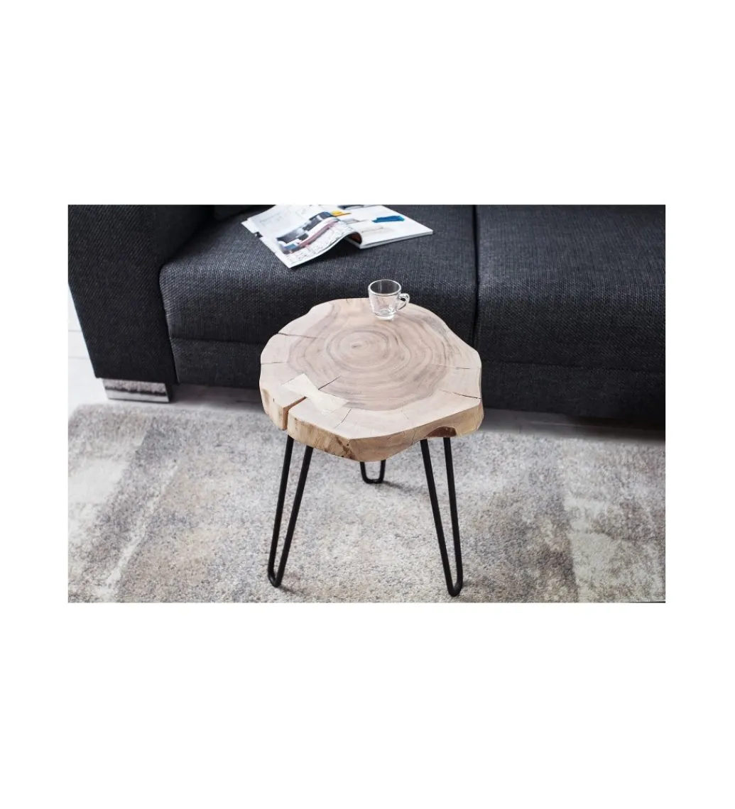 Stolik kawowy Goa II drewno akacja*Invicta Interior New