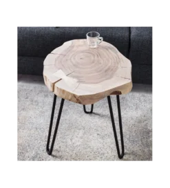 Stolik kawowy Goa II drewno akacja*Invicta Interior New