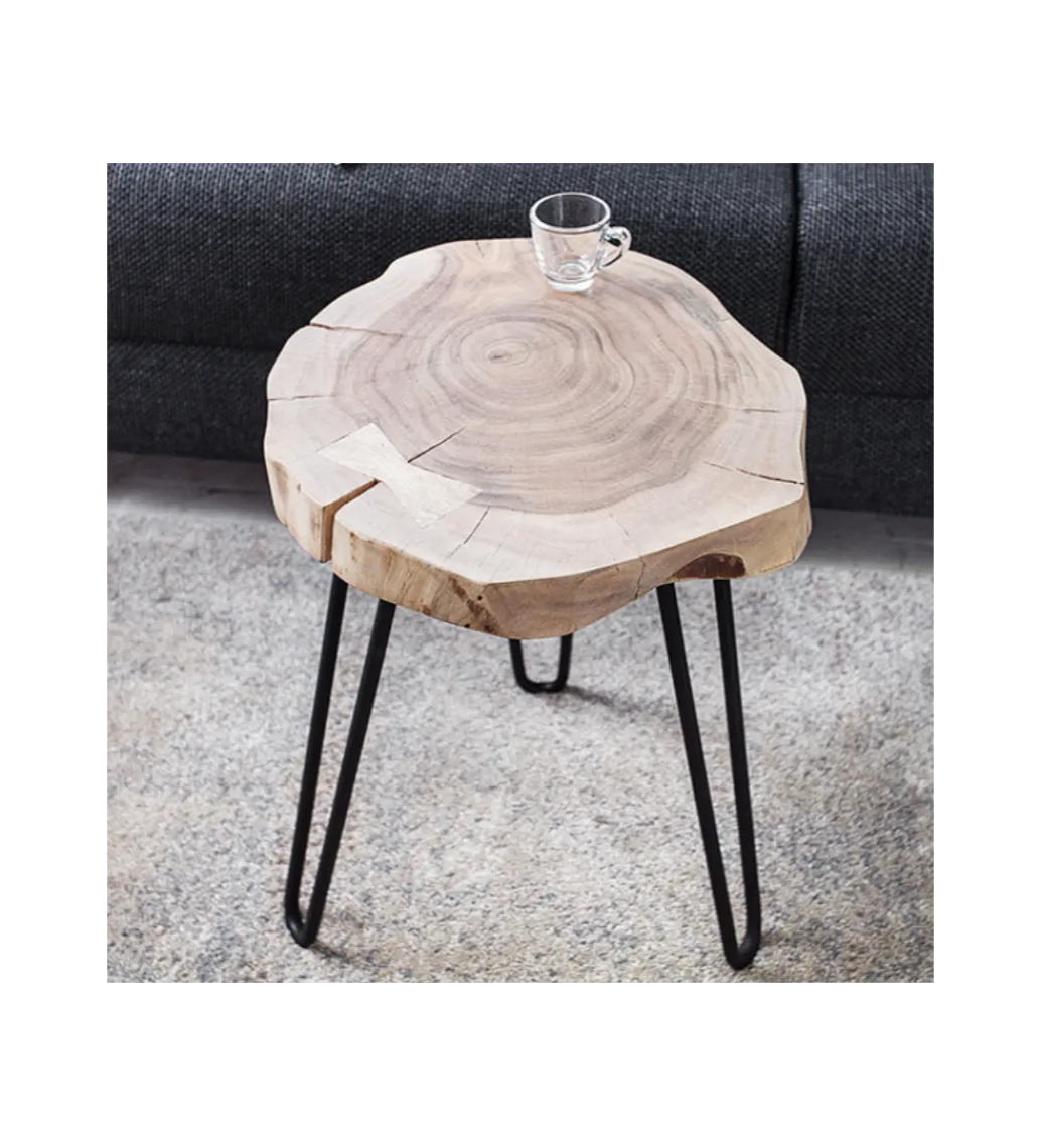 Stolik kawowy Goa II drewno akacja*Invicta Interior New