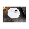 Stolik kawowy GORAN 50 cm biały marmur*Invicta Interior Sale