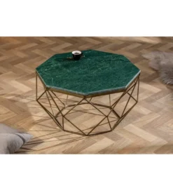 Stolik Kawowy GORAN II 69 Cm Marmur Zielony*Invicta Interior Discount