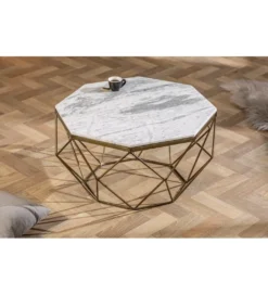 Stolik Kawowy GORAN II 69 Cm Marmur biały*Invicta Interior Hot