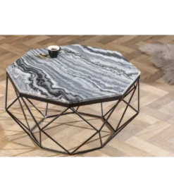 Stolik Kawowy GORAN II 69 Cm Marmur Szary*Invicta Interior Hot
