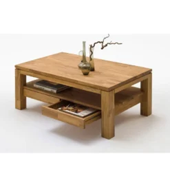Stolik kawowy GORDON 115 cm drewno dąb*MCA Online