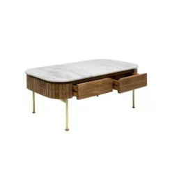 Stolik kawowy GRACE 110 cm Drewno Mango*KARE
