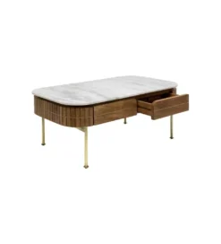 Stolik kawowy GRACE 110 cm Drewno Mango*KARE