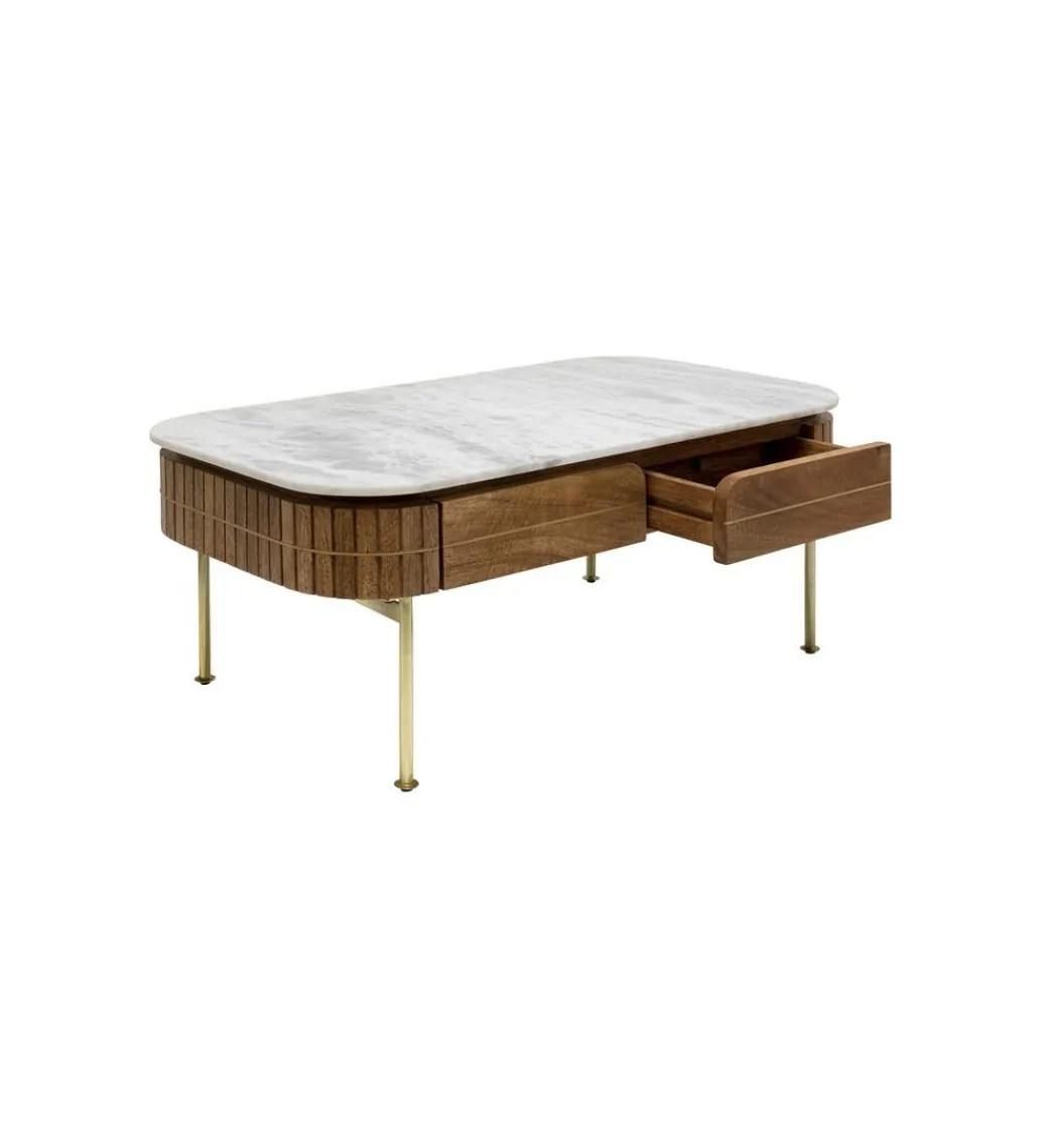 Stolik kawowy GRACE 110 cm Drewno Mango*KARE
