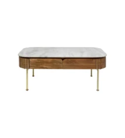 Stolik kawowy GRACE 110 cm Drewno Mango*KARE