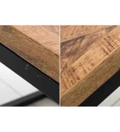 Stolik kawowy GRANDE Infinity Home 100 cm drewno Mango*Invicta Interior - przedsprzedaż Clearance