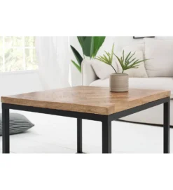 Stolik kawowy GRANDE Infinity Home 60 cm drewno mango*Invicta Interior