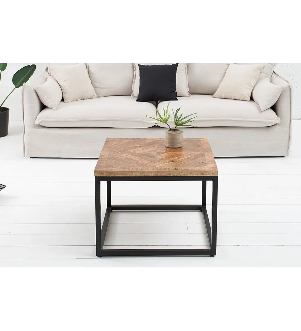 Stolik kawowy GRANDE Infinity Home 60 cm drewno mango*Invicta Interior