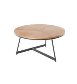 Stolik kawowy GRENADA 80 cm w optyce dębu*Invicta Interior Outlet