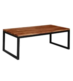 Stolik kawowy HAUK 110 cm drewno sheesham*WOHNLING, GERMANY Online
