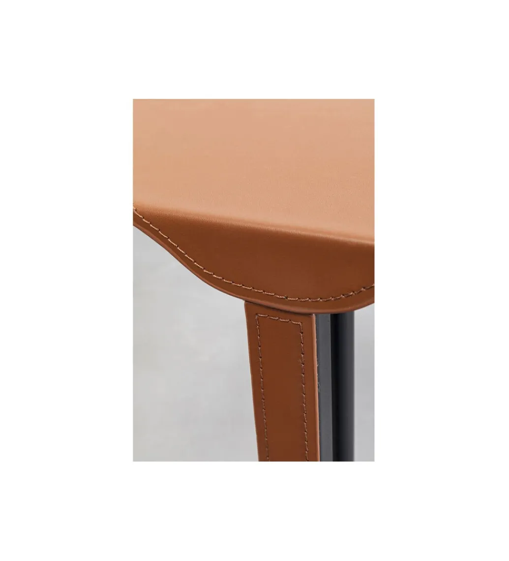 Stolik kawowy HEDI 61 cm czarny brązowy*KARE Clearance
