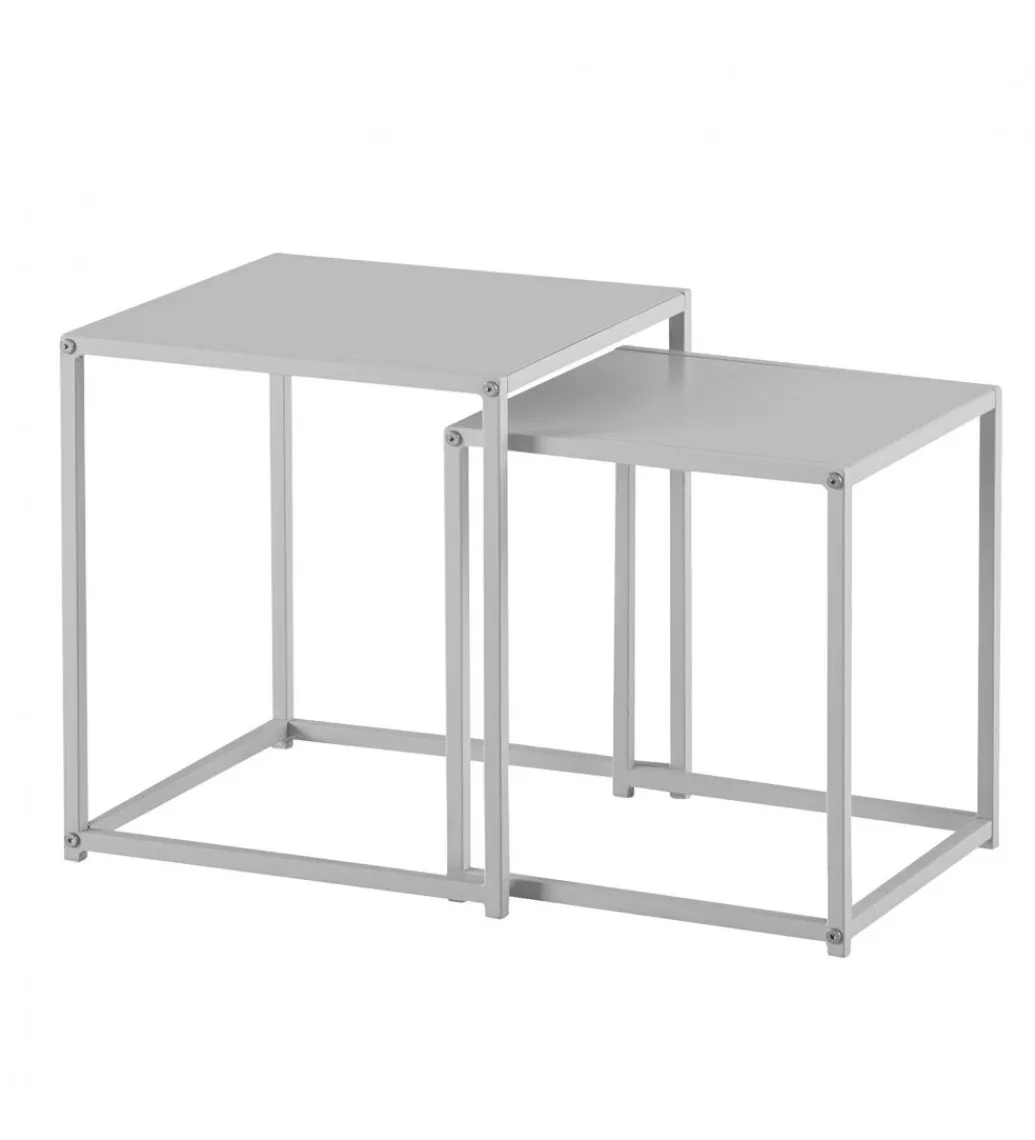 Stolik kawowy HELFI set 2 biały*WOHNLING, GERMANY Best